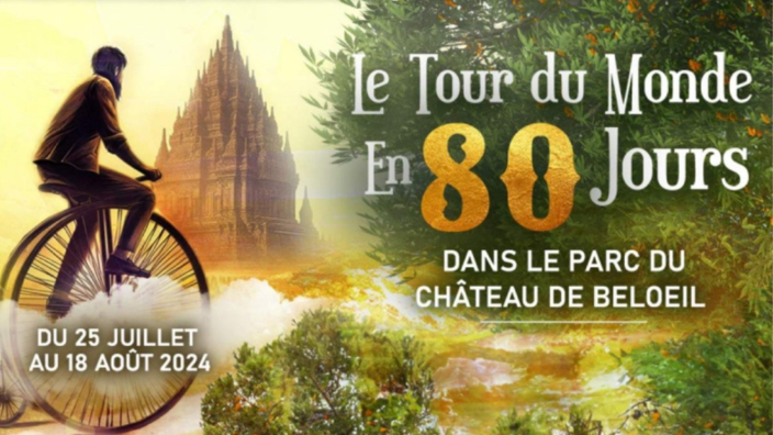 Affiche du spectacle Le tour du monde en 80 jours