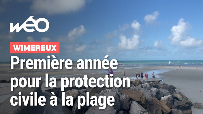 La protection civile, en patrouille pour la première fois sur la plage de Wimereux