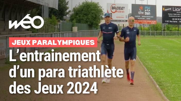 Jeux paralympiques 2024 : on a suivi le para triathlète Antoine Pérel dans son entrainement