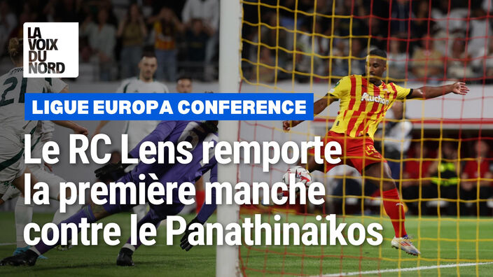 Le RC Lens bat le Panathinaïkos (2-1) dans le match aller du barrage de Ligue Europa Conférence