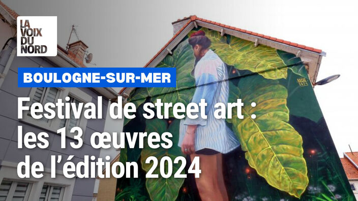 Boulogne-sur-Mer : les 13 oeuvres de l'édtion 2024 du Festival de street art