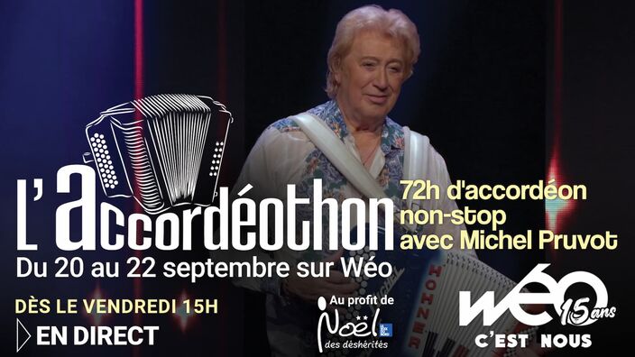 L'Accordéothon de Wéo : venez participer au record télé et solidaire !