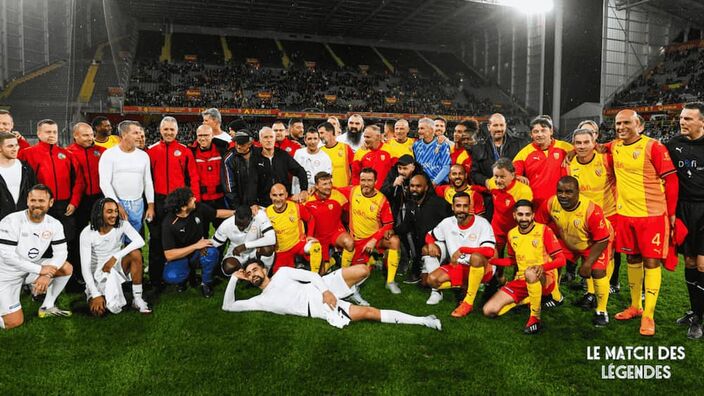 Le match des légendes du RC Lens au stade Bollaert