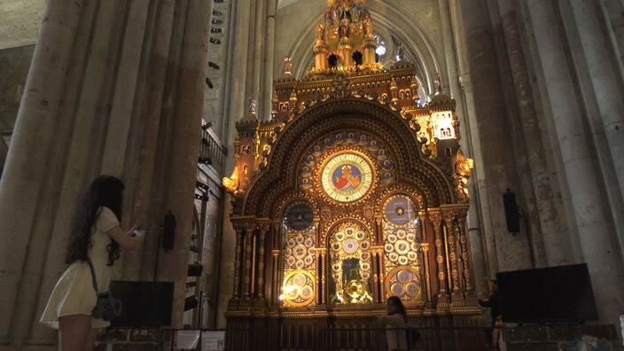 Cathédrale de Beauvais : un appel au don pour restaurer l'horloge astronomique