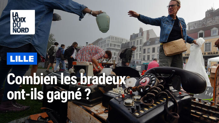 Braderie de Lille: combien les « bradeux »ont-ils gagné ?