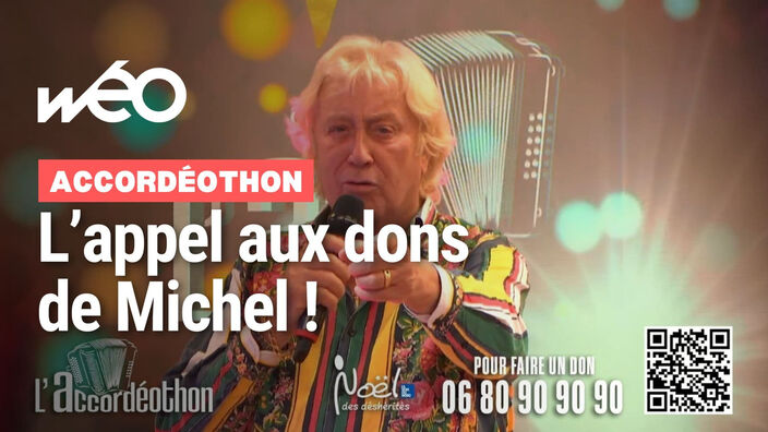 Accordéothon : Michel Pruvot appelle aux dons pour Le Noël des Déshérités