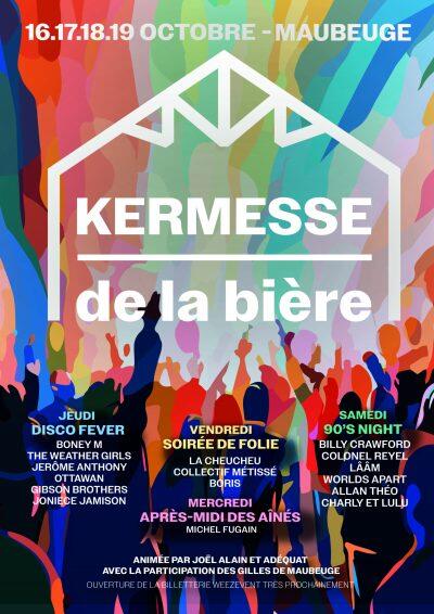 Programmation de la Kermesse de la bière 2024 à Maubeuge