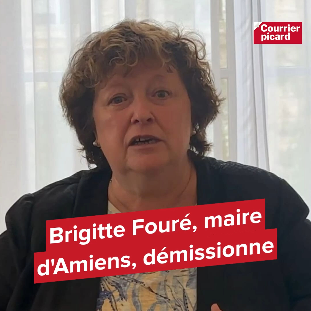 La maire d'Amiens Brigitte Fouré démissionne 07/10/2024 Vidéo Wéo