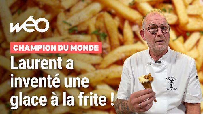 Laurent, champion du monde, a créé une glace à la frite !