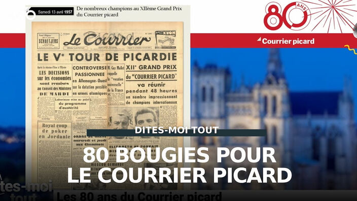 Les 80 ans du Courrier picard avec Mickael Tassart, rédacteur en chef