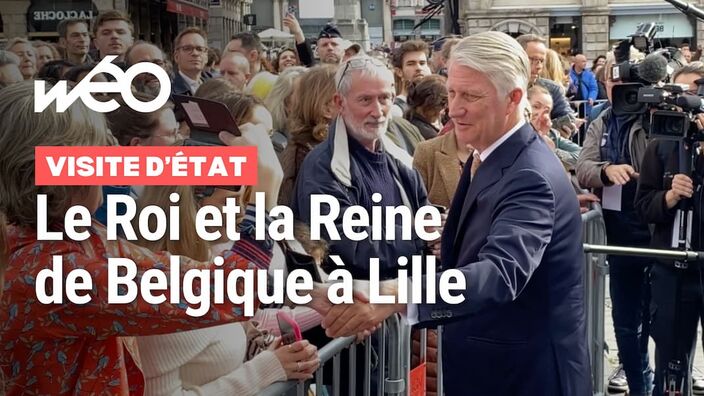 Le Roi Philippe et la Reine Mathilde de Belgique à Lille ce mercredi