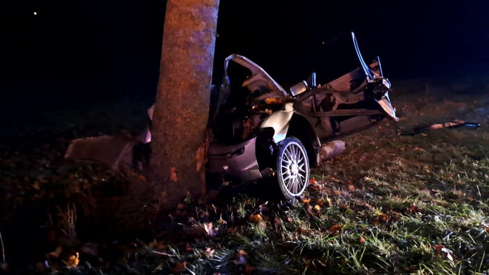 Un jeune de 25 ans tué dans un accident contre un arbre au sud de Bapaume