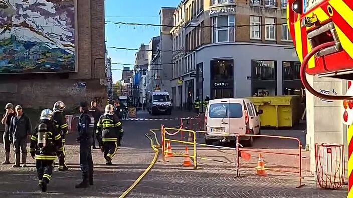 Lille : fuite de gaz rue de Bethune