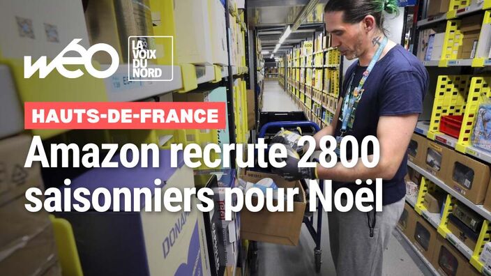 Amazon recrute 2 800 saisonniers pour Noël dans la région