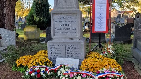 Cérémonie du 11 novembre au Cimetière du Sud - 8H45