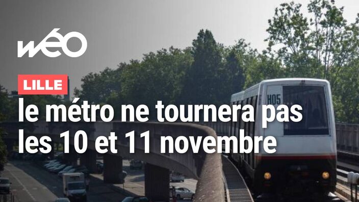 Pas de métro les 10 et 11 novembre