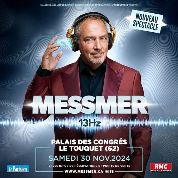 L'hypnotiseur Messmer au Touquet-Paris-Plage le 30 novembre !