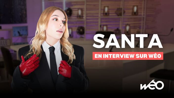 La chanteuse Santa, invitée sur Wéo