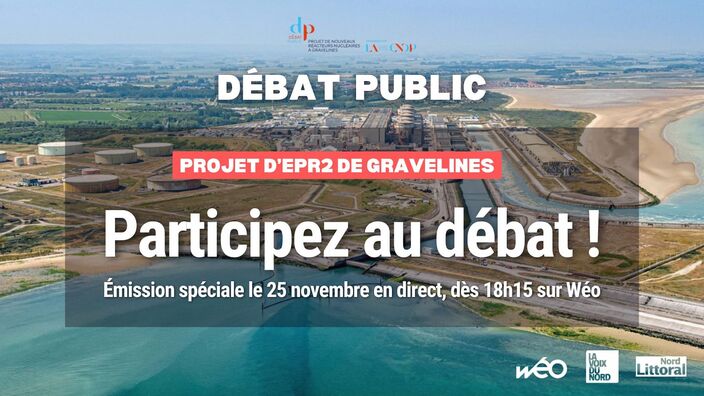 Participez au débat sur le projet d'EPR 2 à Gravelines.