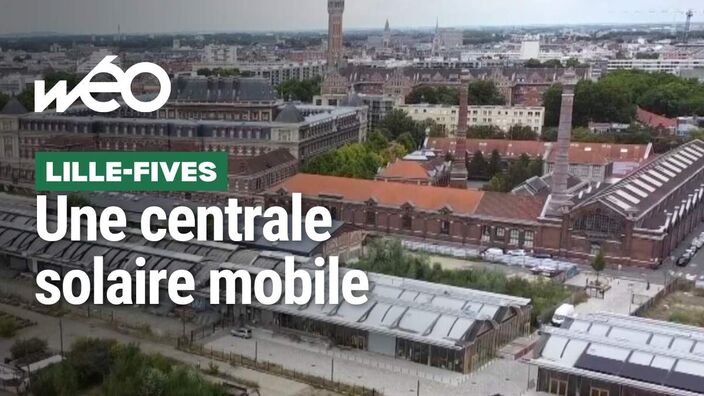 Lille-Fives , une centrale solaire mobile