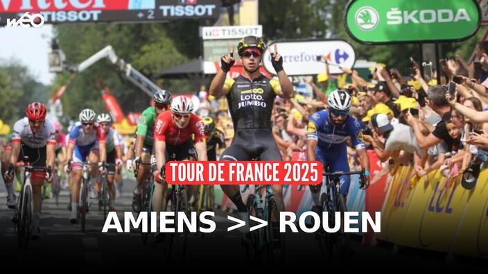 Le Tour de France 2025 entre Amiens et Rouen