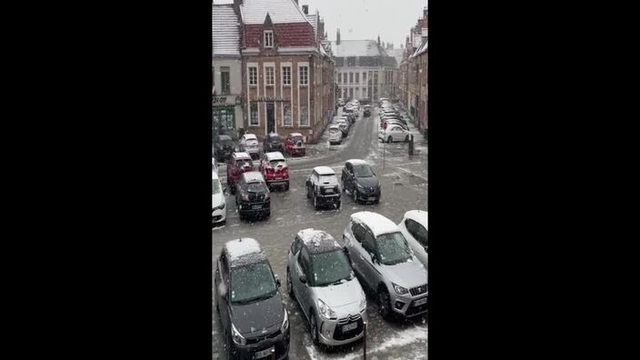 Météo : la neige s’empare des paysages et des routes de Flandre, attention si vous vous déplacez