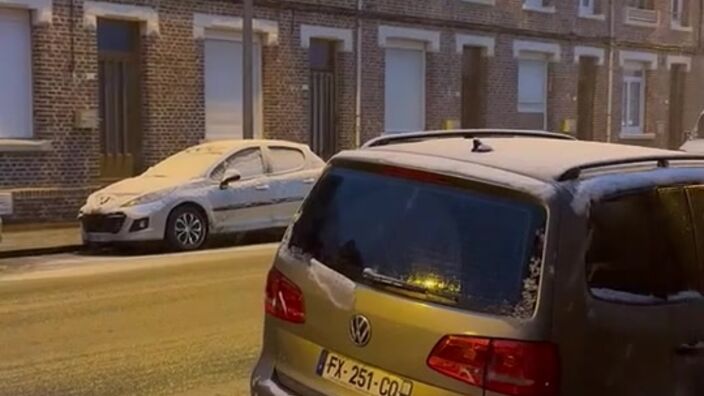 Les premiers flocons de neige de la saison tombent en Artois