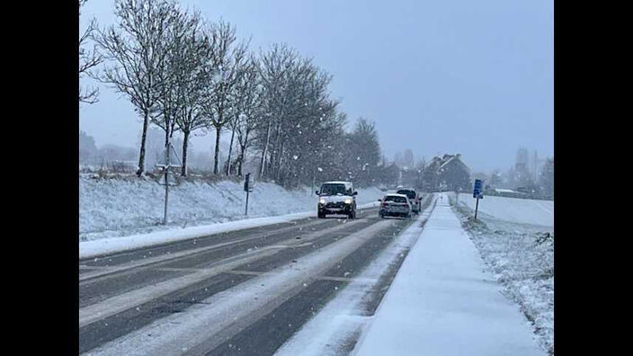 Le Cambrésis sous la neige