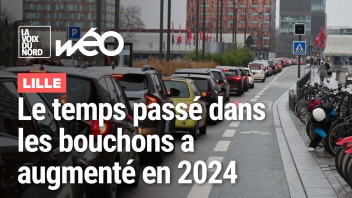 Bouchons autour de Lille : le temps perdu sur la route a augmenté en 2024