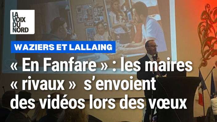 « En fanfare » : les maires « rivaux » de Waziers et Lallaing s’envoient des vidéos à diffuser lors de leurs vœux