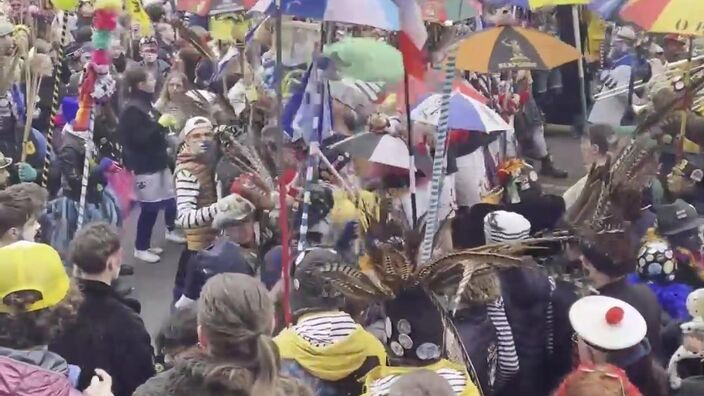 Cappelle la Grande : première bande de la saison du carnaval