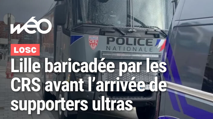 Les CRS déployés à Lille avant le match du LOSC ce mercredi