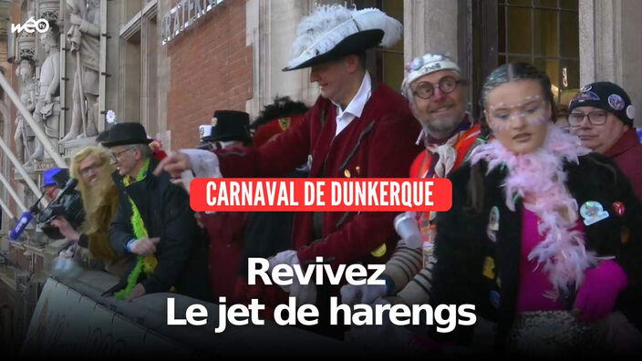 Carnaval de Dunkerque : le jet de harengs 2025