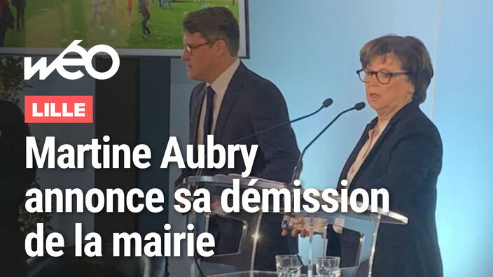 Extrait : l'annonce en direct de la démission de Martine Aubry et sa succession