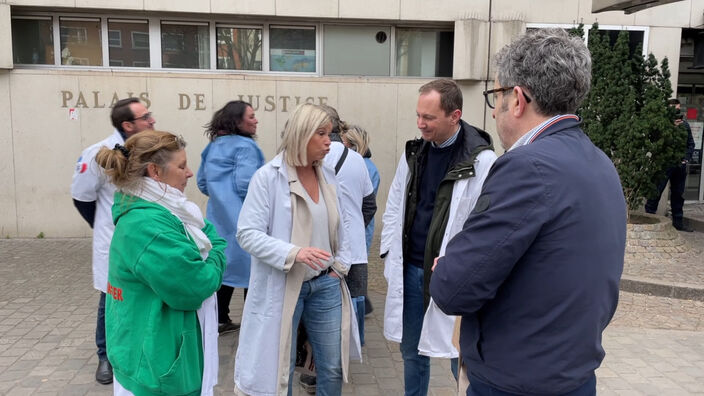 Mobilisation à Lille : on ne tape pas sur les blouses blanches !